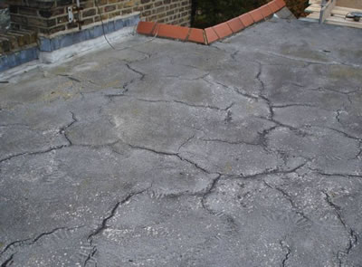 Asphalt Roofing Needing Repair